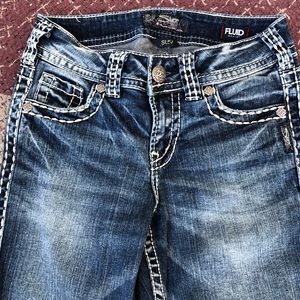 🧨Silver Suki capris s26 EUC